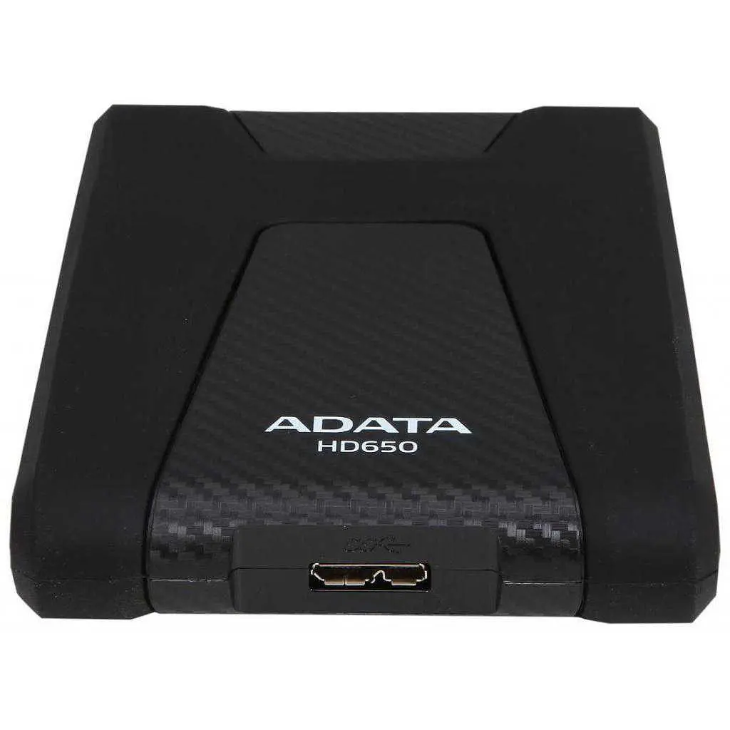 Зовнішній жорсткий диск Adata HD650 1TB Black (AHD650-1TU31-CBK) - фото 2