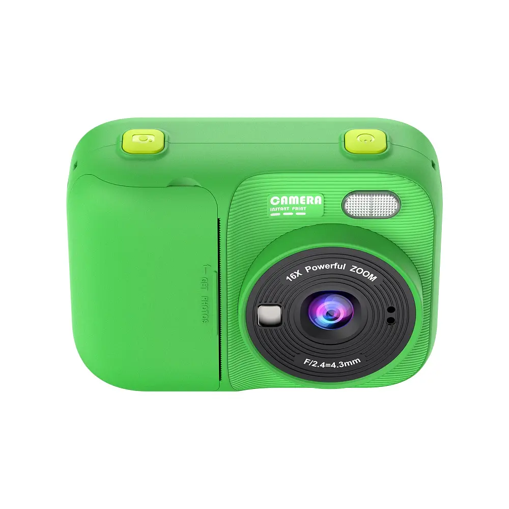 Дитячий фотоапарат Instant Print Camera P97 з миттєвим термодруком та Full HD відео (Синій) - фото 7