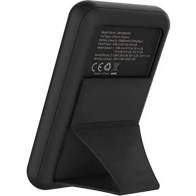 Батарея универсальная Energizer Magnetic Wireless 10000mAh 22.5W PD USB-A USB-C In/Out Black (QM10002PQ) - фото 2