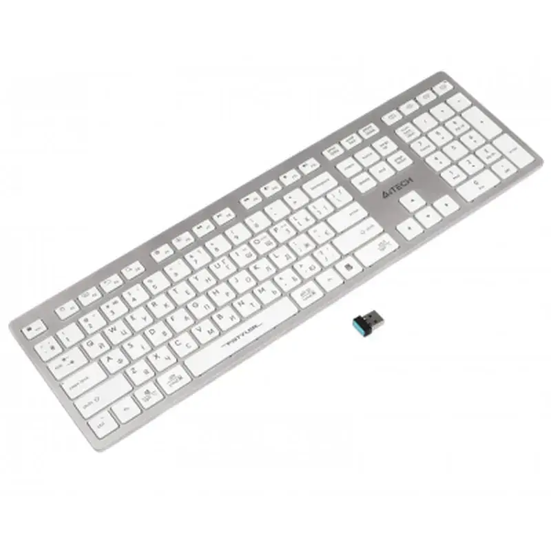 Клавіатура A4Tech FBX50C USB/Bluetooth White (4711421972772) - фото 4