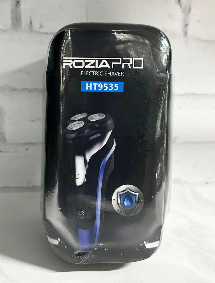 Чоловіча електробритва для бороди Rosia Pro HT 9535 роторна акумуляторна електробритва для чоловіків - фото 8