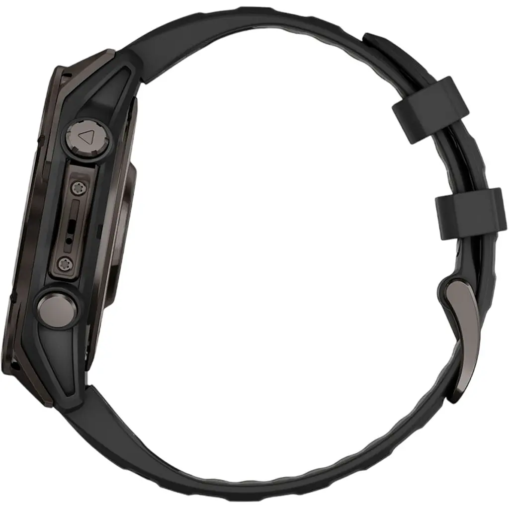 Смарт-часы Garmin Fenix 8 AMOLED Sapphire 47mm Carbon Gray DLC Titanium with Black/Pebble Gray Silicone Band (010-02904-20) [115046] - фото 4
