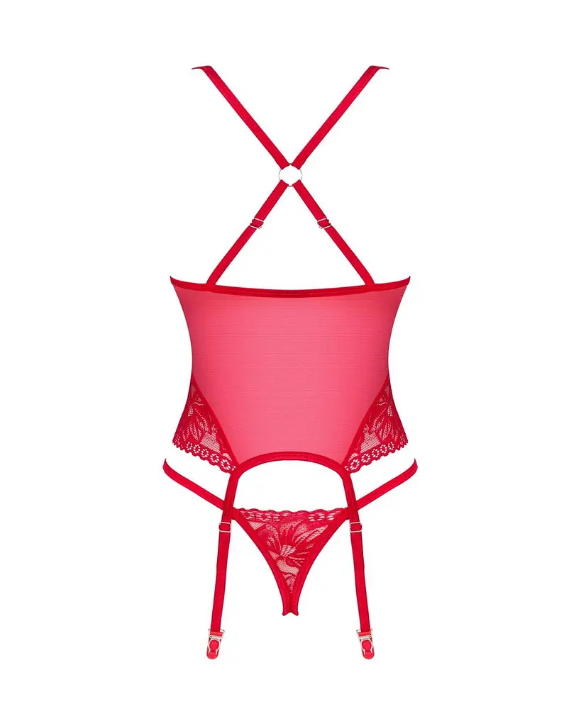 Obsessive Lacelove corSet XL/2XL - фото 4