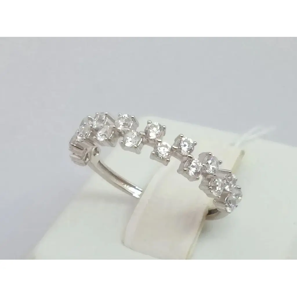 Золотое кольцо Favoritum с фианитами. 111884 17 - фото 2