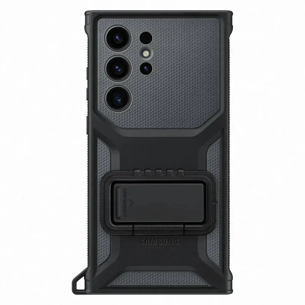 Чохол-накладка Samsung Rugged Gadget Cover для Samsung Galaxy S23 Ultra Titan (EF-RS918CBEGRU) - фото 3