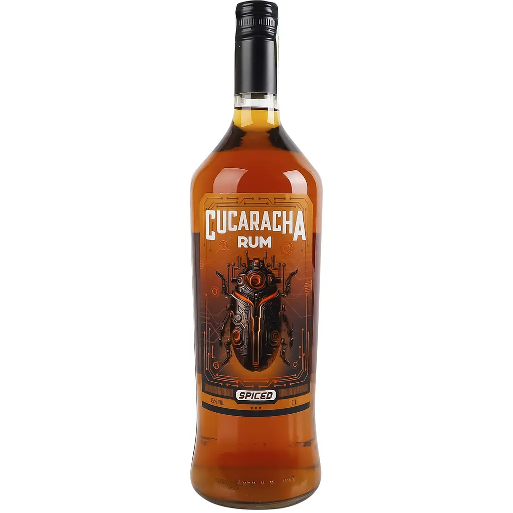 Набір: Алкогольний напій Cucaracha Spiced Gold 35% 1 л + Напій Pepsi Cola безалкогольний сильногазований 1 л - фото 2