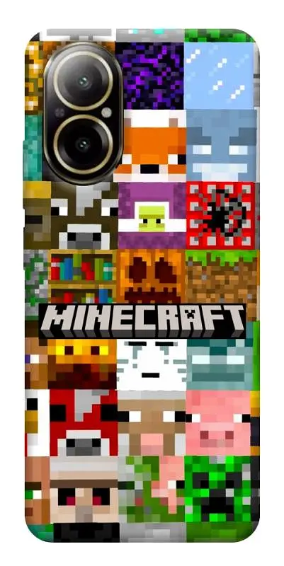 Чохол Demsky Minecraft collage для Realme C67 4G