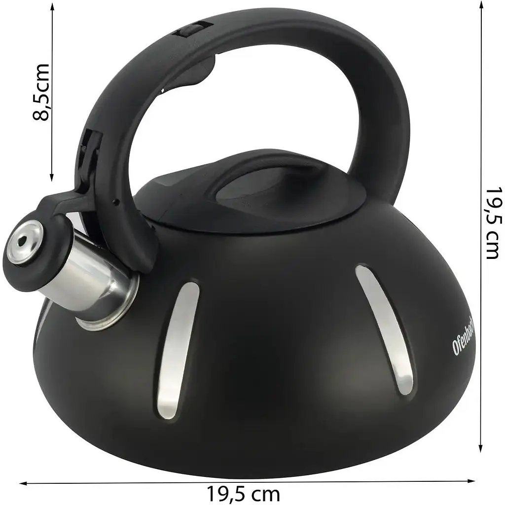 Чайник Ofenbach 2 л чорний (OF-100303) - фото 9