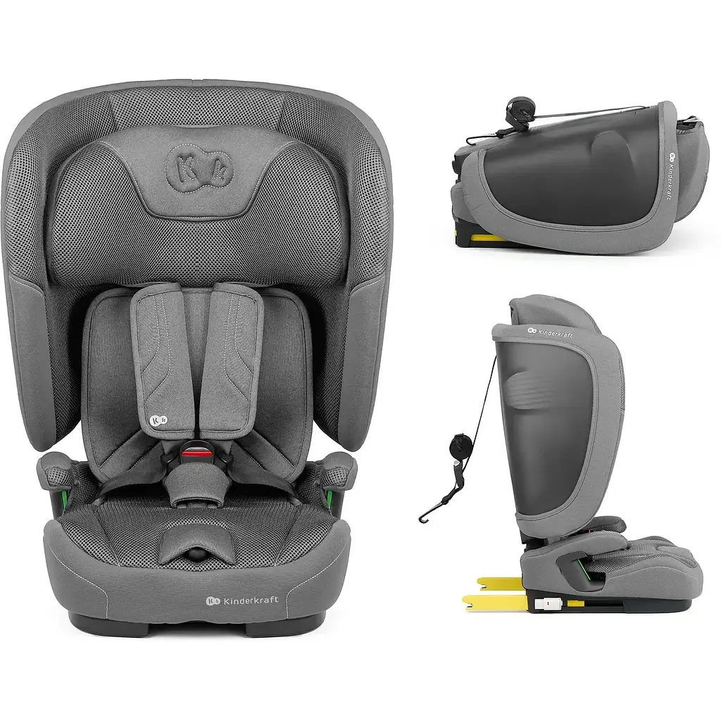 Автокресло Kinderkraft Fix2Go i-Size Grey (KCFI2GO0GRY0000) - фото 2