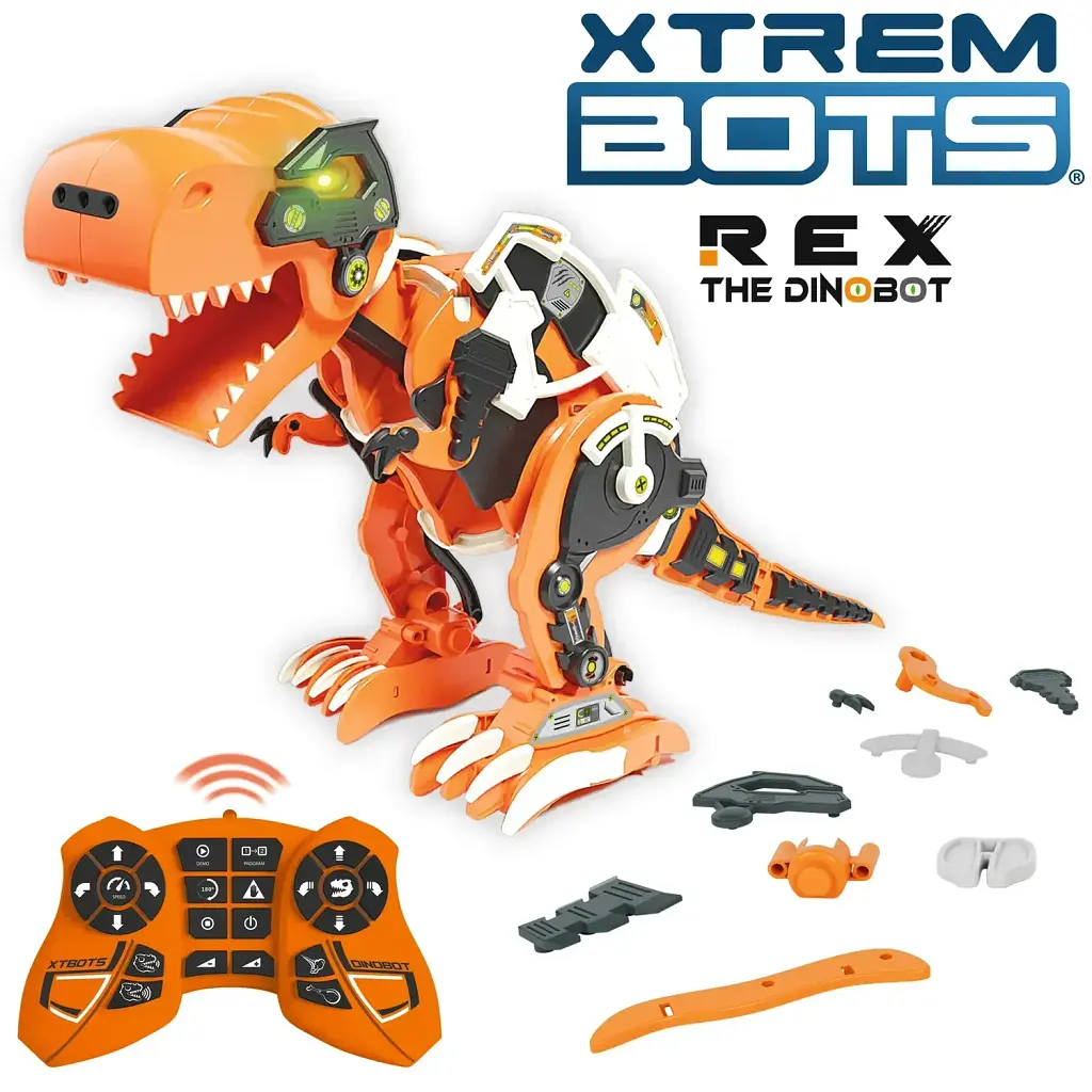 Роботизированная игрушка-конструктор Blue Rocket Xtrem Bots Дино Рекс (XT3803086) - фото 3