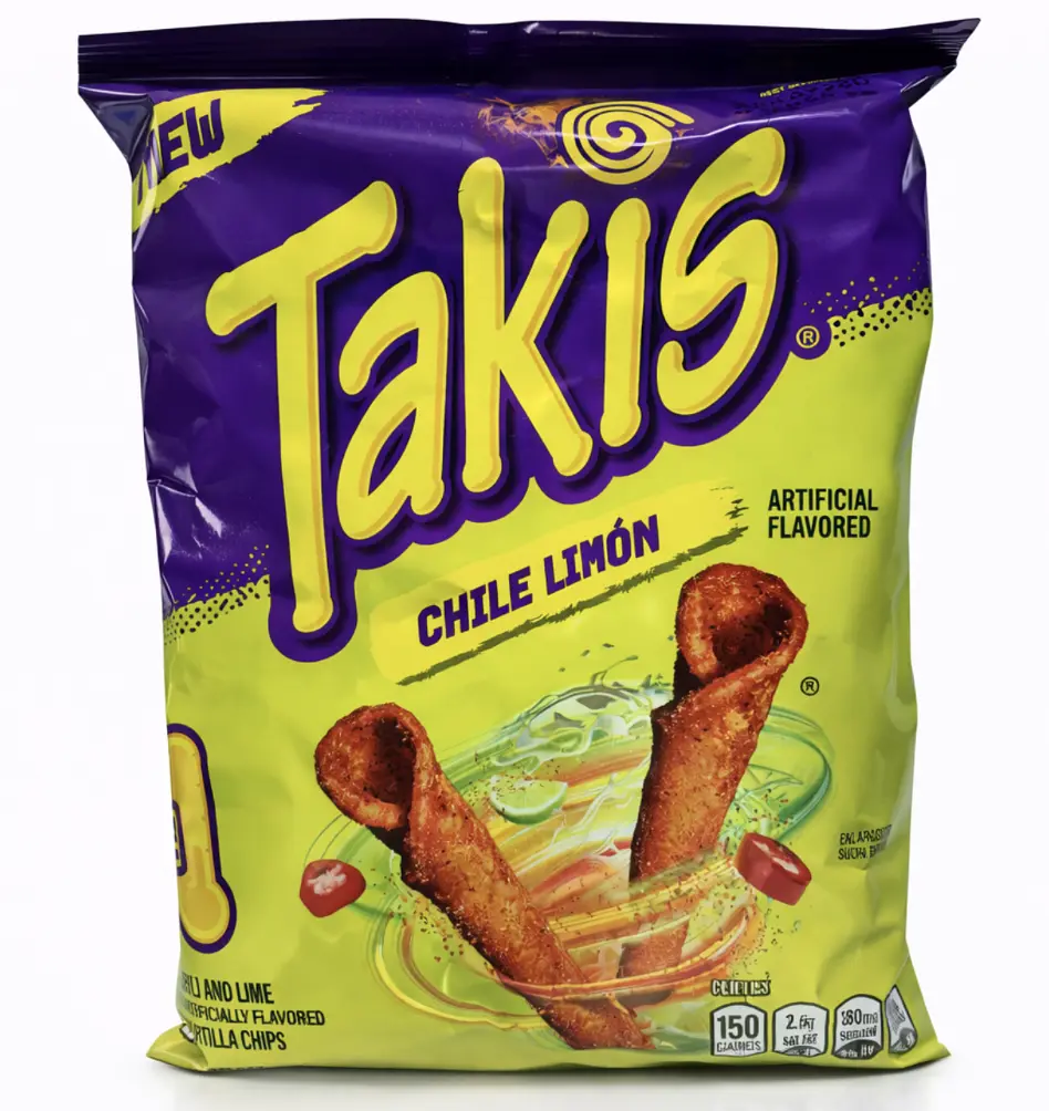 Чіпси Takis Chile Limon зі смаком чилі та лайма 92.3 г