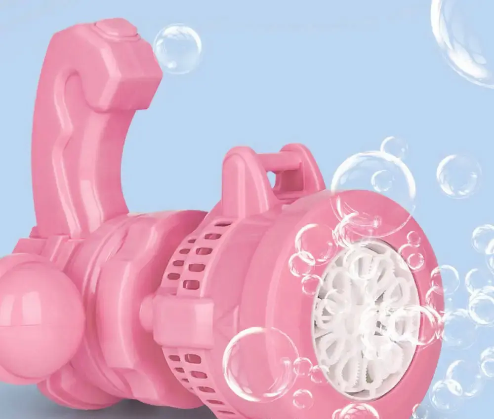 Дитячий пухирцевий пістолет Bubble Machine Toy генератор мильних бульбашок - фото 4