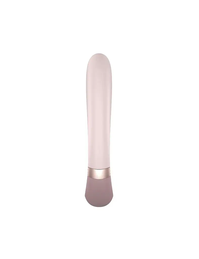 Смарт вібратор-кролик із підігрівом Satisfyer Heat Wave Mauve - фото 3