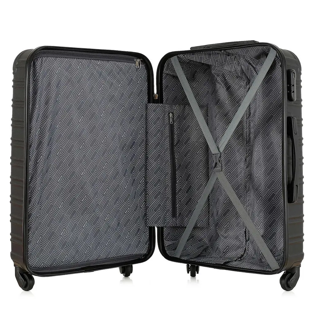 Чемодан Semi Line 24" M Black (T5953-2) - фото 6
