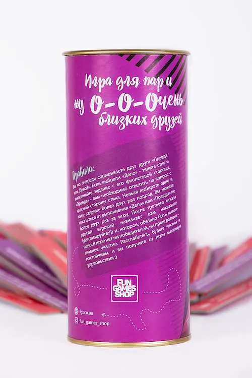 Настольная игра Fun Games Shop Правда или Дело: Для пар (рус.) (FGS05) - фото 2