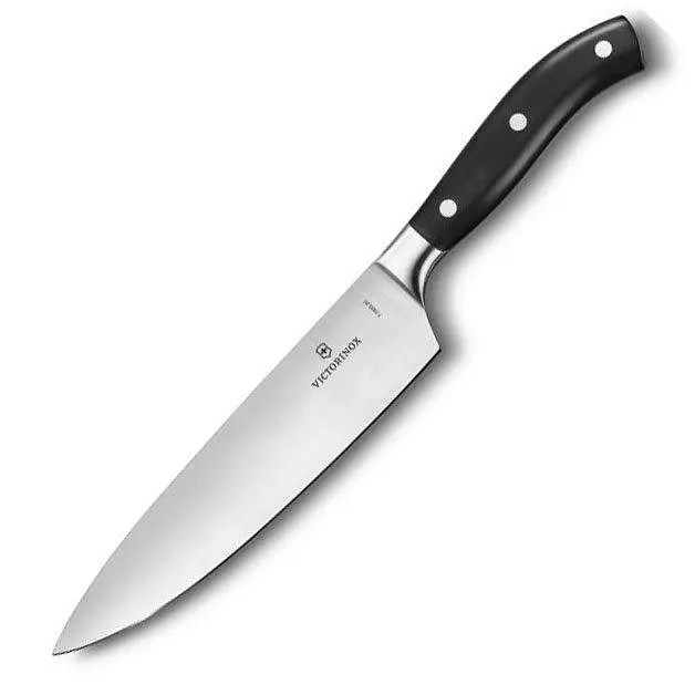 Кухонний ніж Victorinox Grand Maitre Chef's лезо 20см з чорн. ручкою у подар.упак.