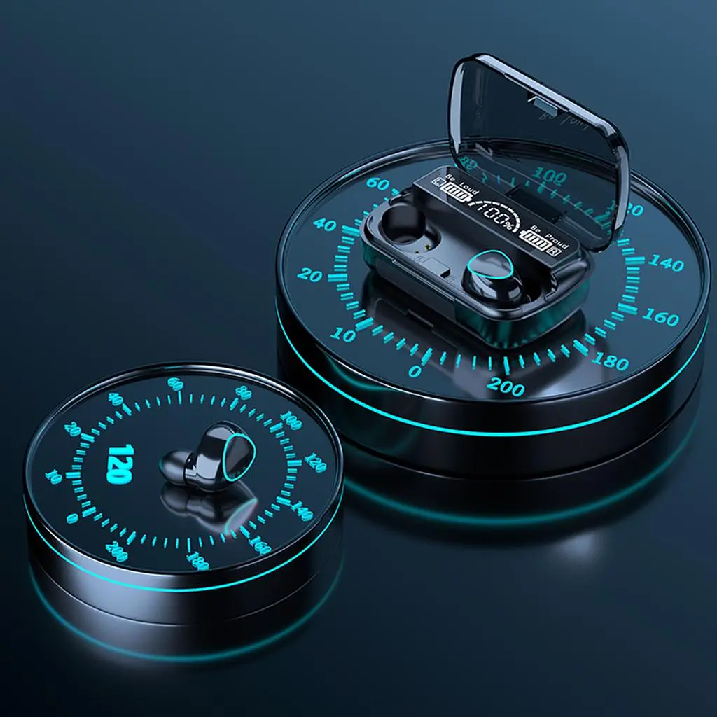 Бездротові навушники Hurry Bolt вкладиші з мікрофоном для Андроїд та IOS TWS WIRELESS (M10) - фото 3