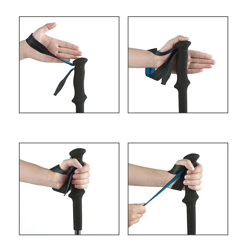 Трекінгова палиця Naturehike ST08 NH18D020-Z 110 см бордова - фото 3