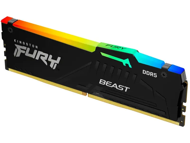 Модуль пам'яті Kingston FURY 32 GB DDR5 5200 MHz Beast Black RGB EXPO (KF552C40BB2A-32) - фото 2