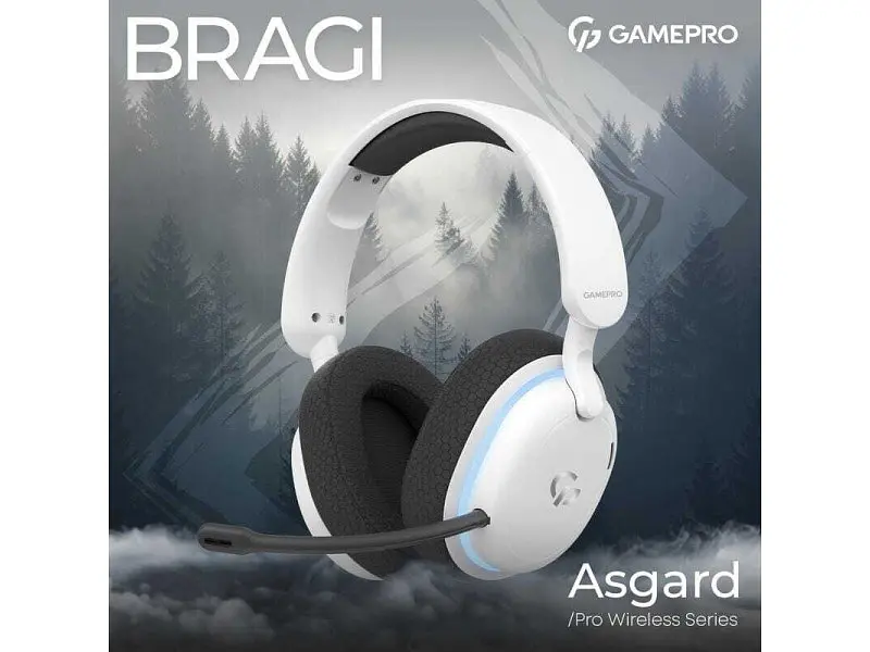 Навушники GamePro Asgard Bragi RGB White (HSW250W) - фото 5