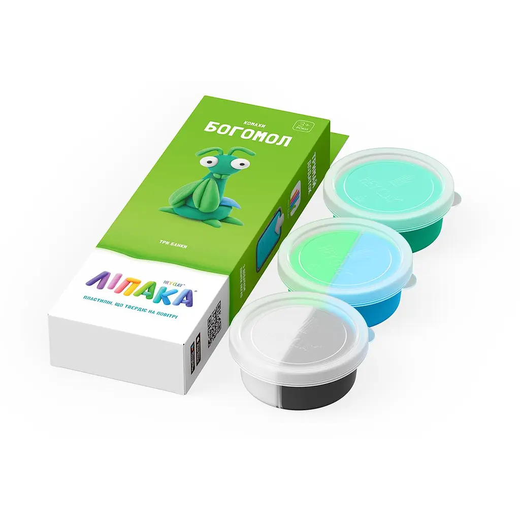 Набір пластиліну, що самостійно твердіє, Ліпака Комахи Богомол (30067-UA01) - фото 2