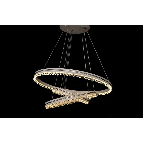 Світлодіодна led люстра кільця Linisoln 55060-3/600*400*300 WHH - фото 2