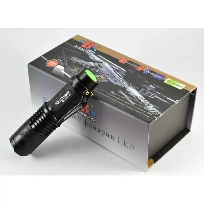 Тактичний ліхтар Bailong POLICE BL 1812 T6 50000W ліхтарик 1050 Lumen - фото 5