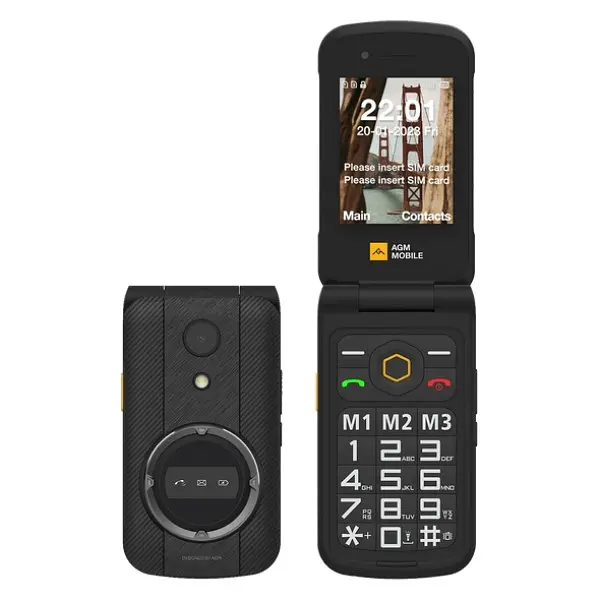 Смартфон AGM M8 Flip Black - фото 2