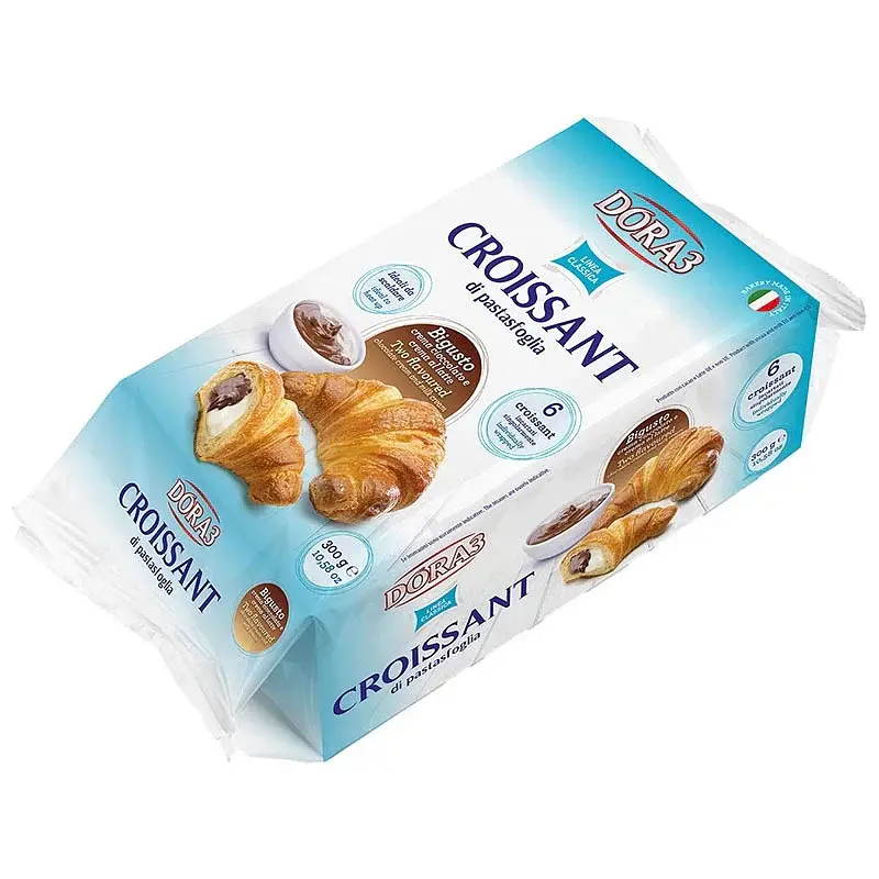 Круасани Dora3 Croissant Bigusto Crema cioccolato e crema al latte 300 г