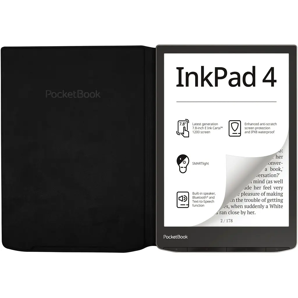Чохол до електронної книги Pocketbook 743 Flip cover black (HN-FP-PU-743G-RB-WW) - фото 2