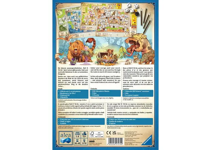 Настольная игра Alea Подземелья, Кубики и Опасность (Dungeons, Dice & Danger) (англ.) (PS126) - фото 3