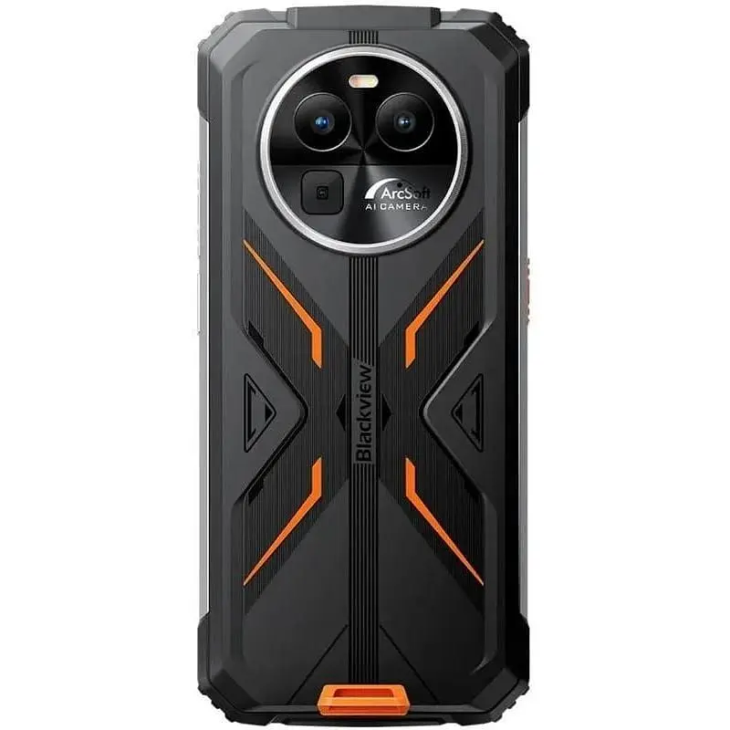 Смартфон Blackview BV8100 8 256GB NFC 8800 мАг чорно-жовтогарячий - фото 4
