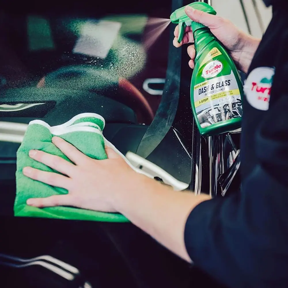 Універсальний очисник скла та пластику салону Turtle Wax Dash & Glass Cleaner Quick & Easy 500 мл (52803) - фото 5