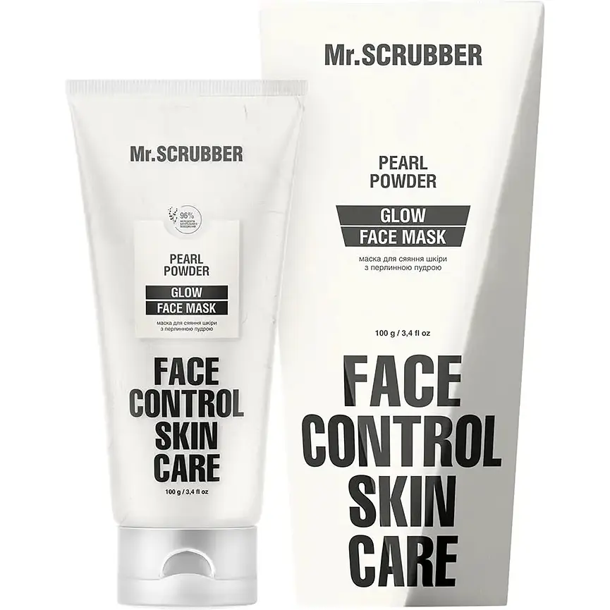 Маска для сяяння шкіри Mr.Scrubber Pearl Powder Glow Face Mask Face Control Skin Care з перлинною пудрою 100 мл - фото 2