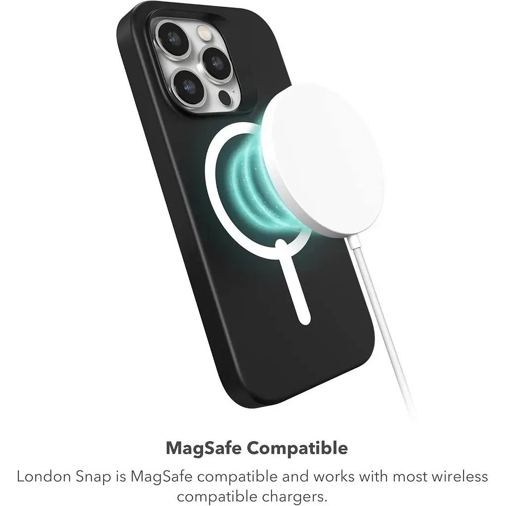Протиударний чохол Gear4 Zagg London MagSafe для Iphone 15 Pro (6.1") Black Geo 702311753 - фото 5