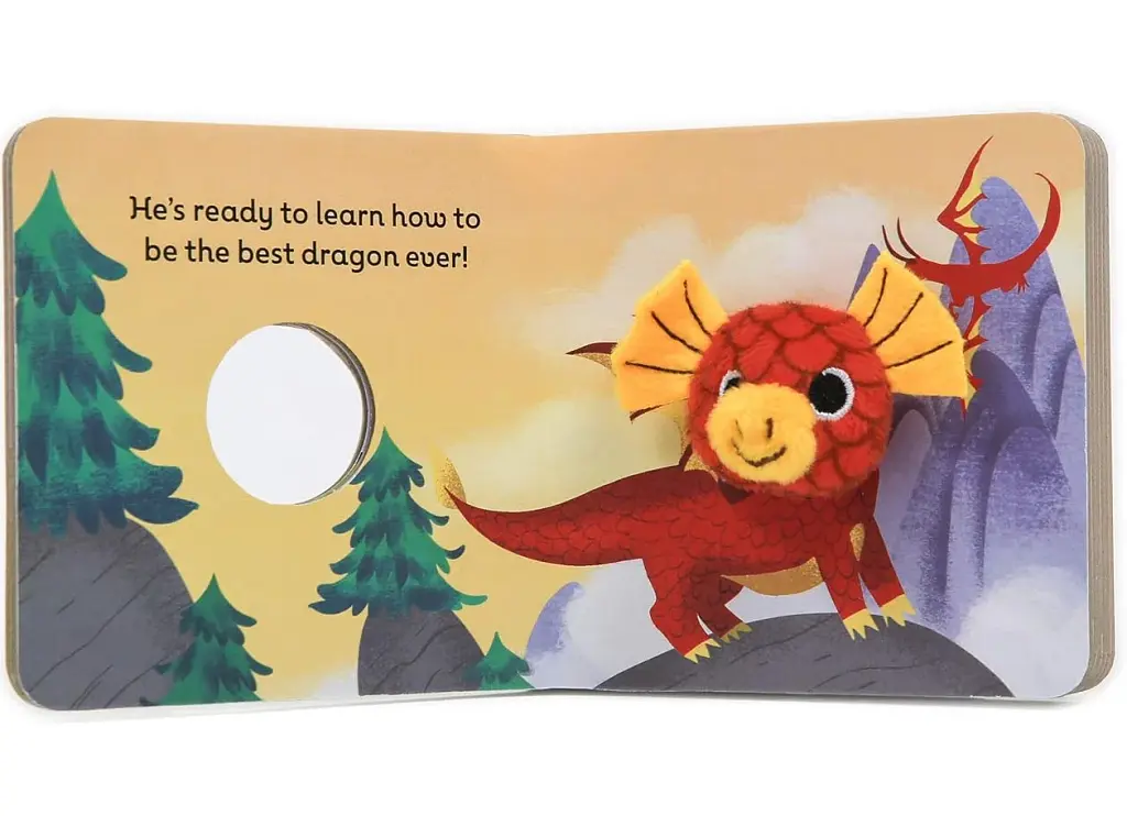 Baby Dragon: Finger Puppet Book - фото 3