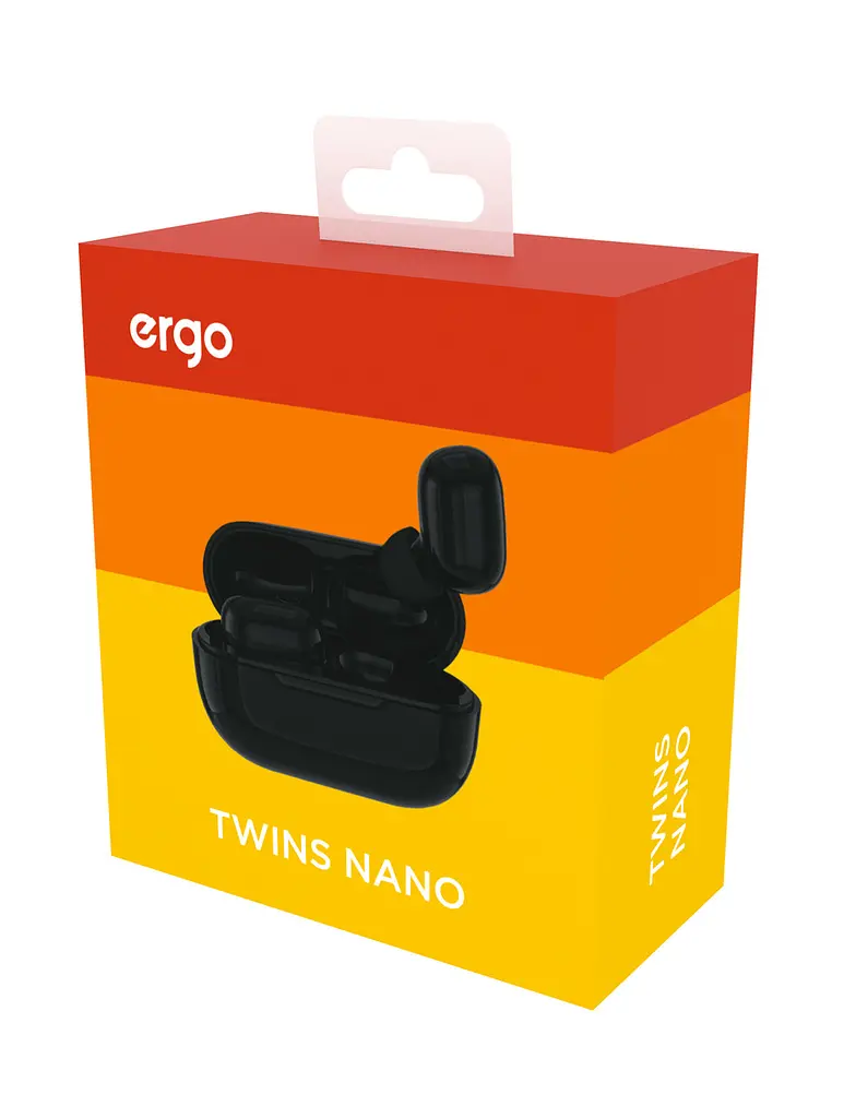 Наушники беспроводные Ergo гарнитура BS-510 TWINS NANO TWS - фото 7