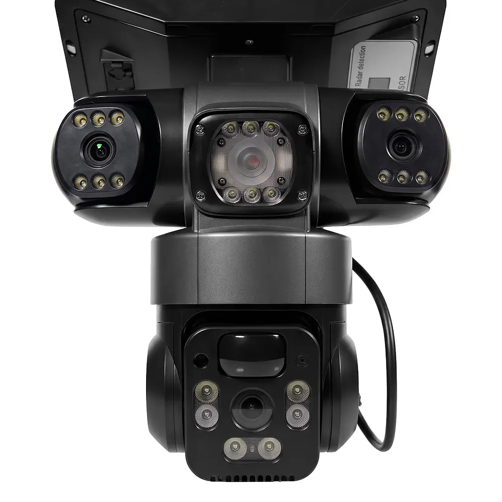 IP PTZ-відеокамера автономна з 4G, прожектором та сонячною панеллю 3Mp+3Mp+3Mp Light Vision VLC-1223IGL/3C (Lamp+Solar) f=4mm, на акумуляторних батареях (75-00358) - фото 3