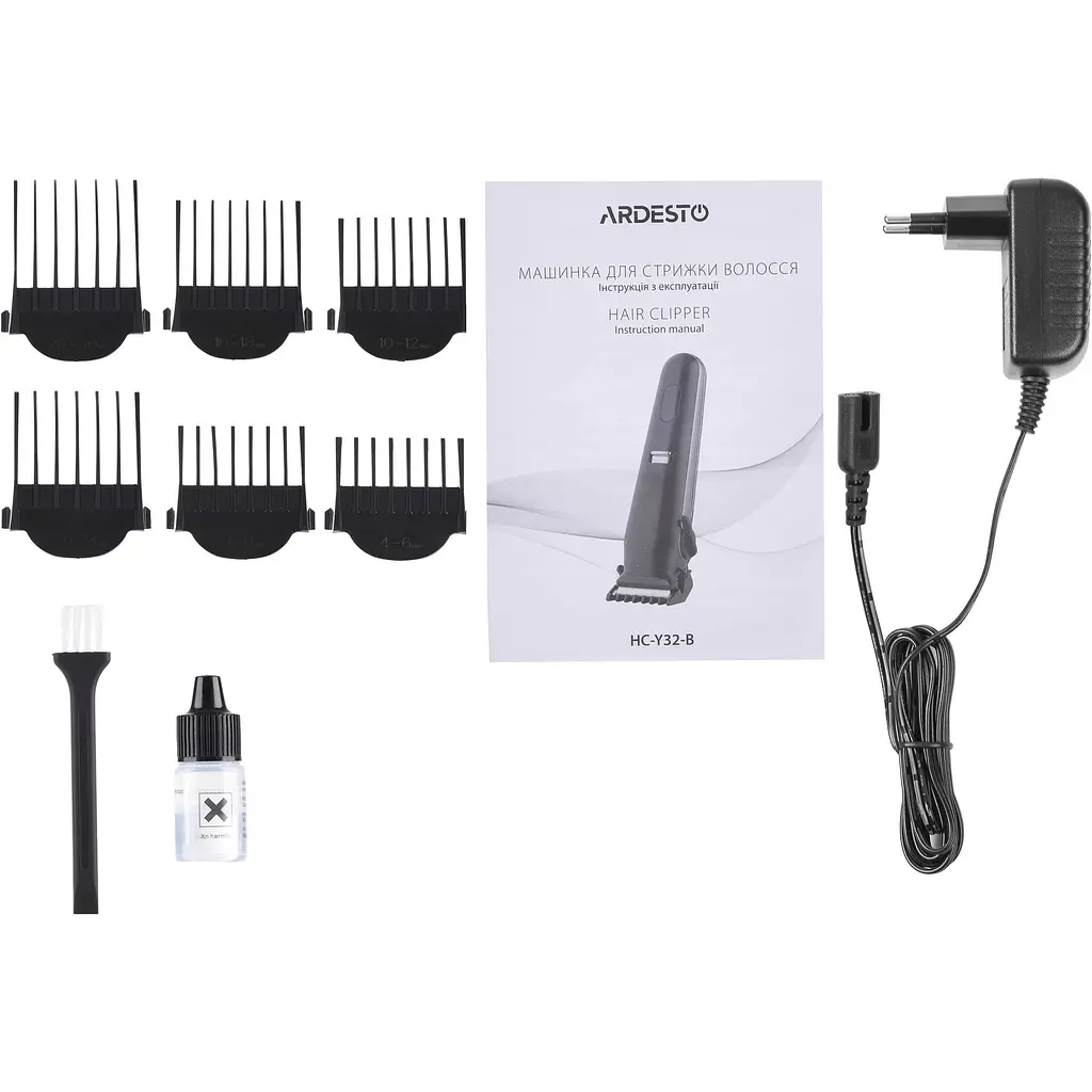 Машинка для стрижки Ardesto HC-Y32-B Black [150963] - фото 6