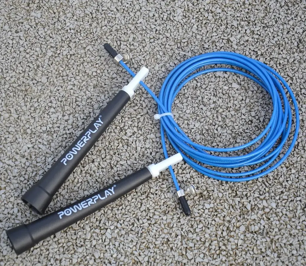 Скакалка швидкісна Power System PS-4033 2.9 м, синій - фото 4