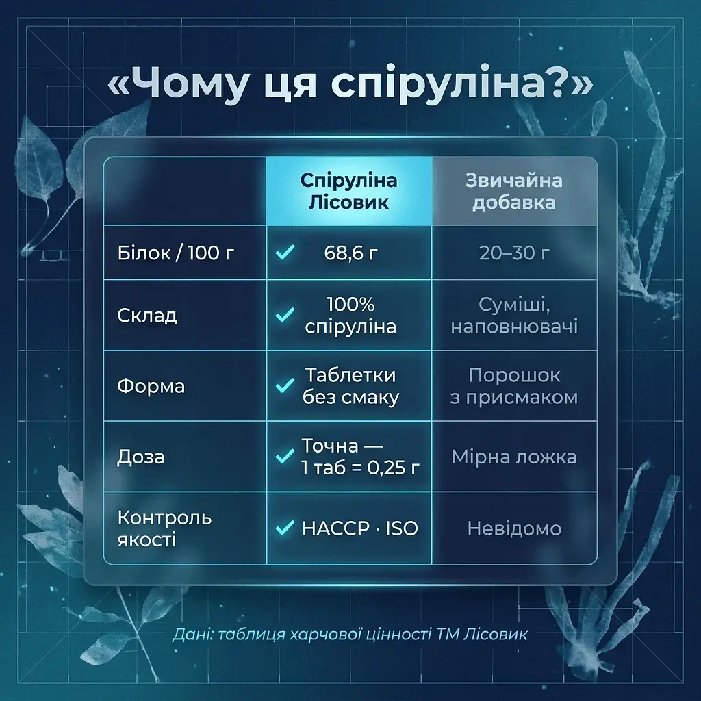 Спіруліна у таблетках 250 г - фото 6