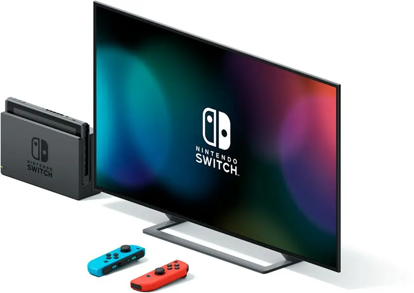 Портативна ігрова консоль Nintendo Switch with Neon Blue та Neon Red Joy-Con (045496452629) - фото 2