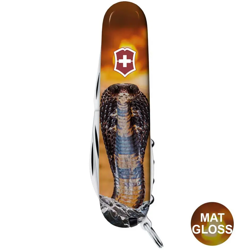 Ніж Victorinox Spartan Zodiac 91мм 13функ Королівська кобра - фото 5