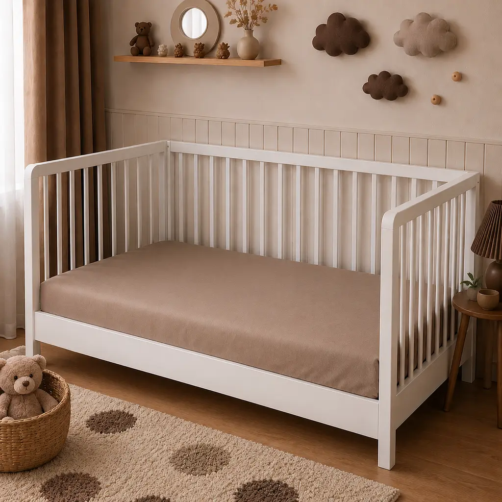 Дитяча постільна білизна MIRSON BABY фланель Cappuchino/Brown 110х160см (2200012799444) - фото 8