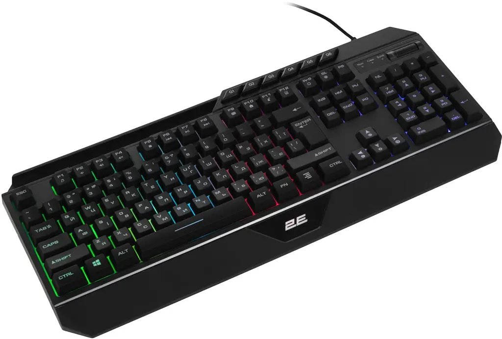 Клавіатура 2E Gaming KG315 RGB USB Black Ukr (2E-KG315UBK) - фото 3