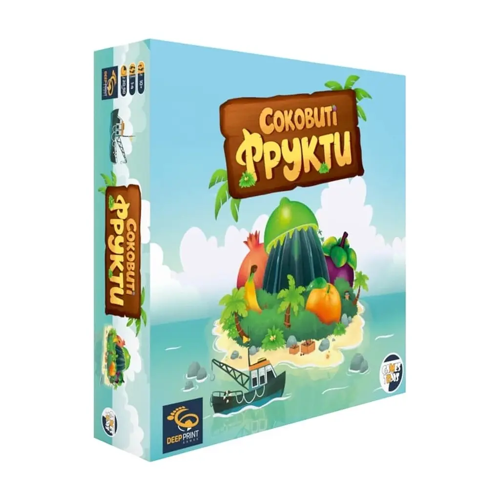 Настільна гра Games 7 Days Соковиті фрукти (Juicy Fruits, Українська) (SF001U)