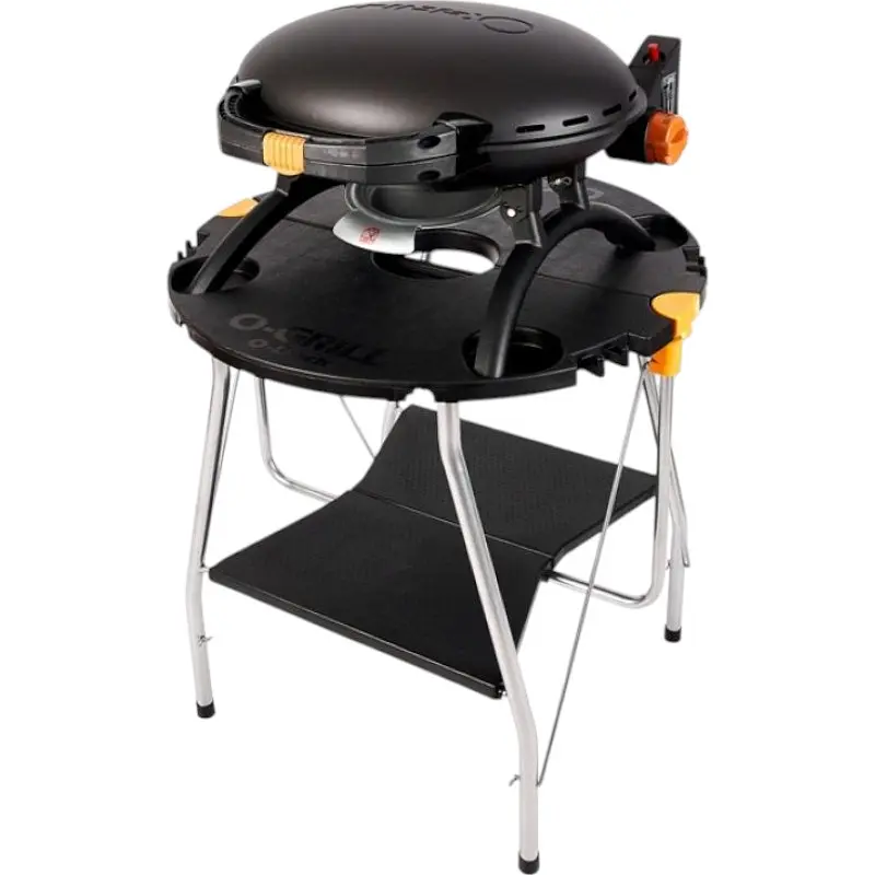 Портативный газовый гриль O-Grill 500 переносной, черный + шланг в подарок! - фото 6