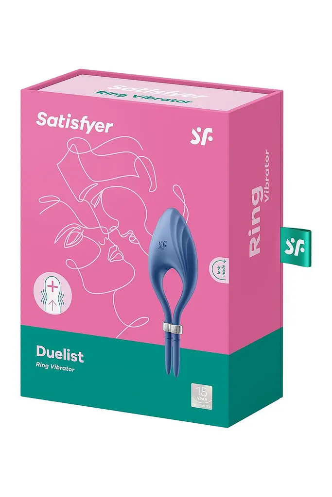 Ерекційне віброкільце-ласо Satisfyer Duelist Blue, 10 режимів, потужний мотор - фото 6