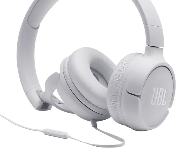 Навушники JBL T500 Білий (JBLT500WHT) - фото 2