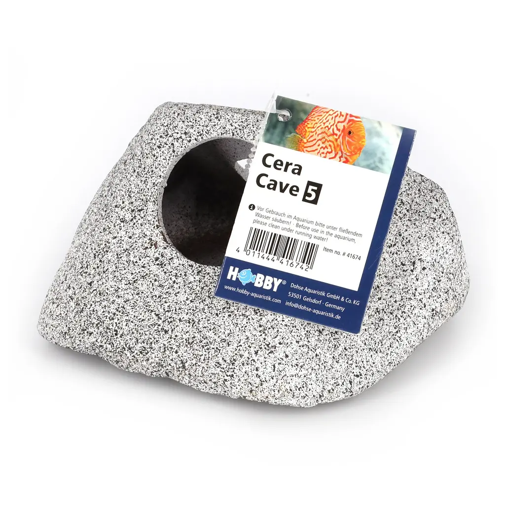Декорація печера-укриття для риб і креветок Hobby Cera Cave 5 16x14x9 см (41674) - фото 2